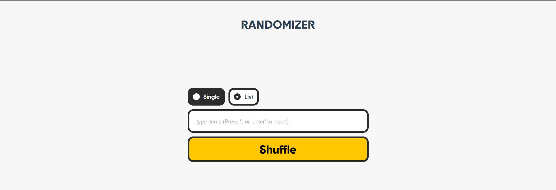 Randomizer