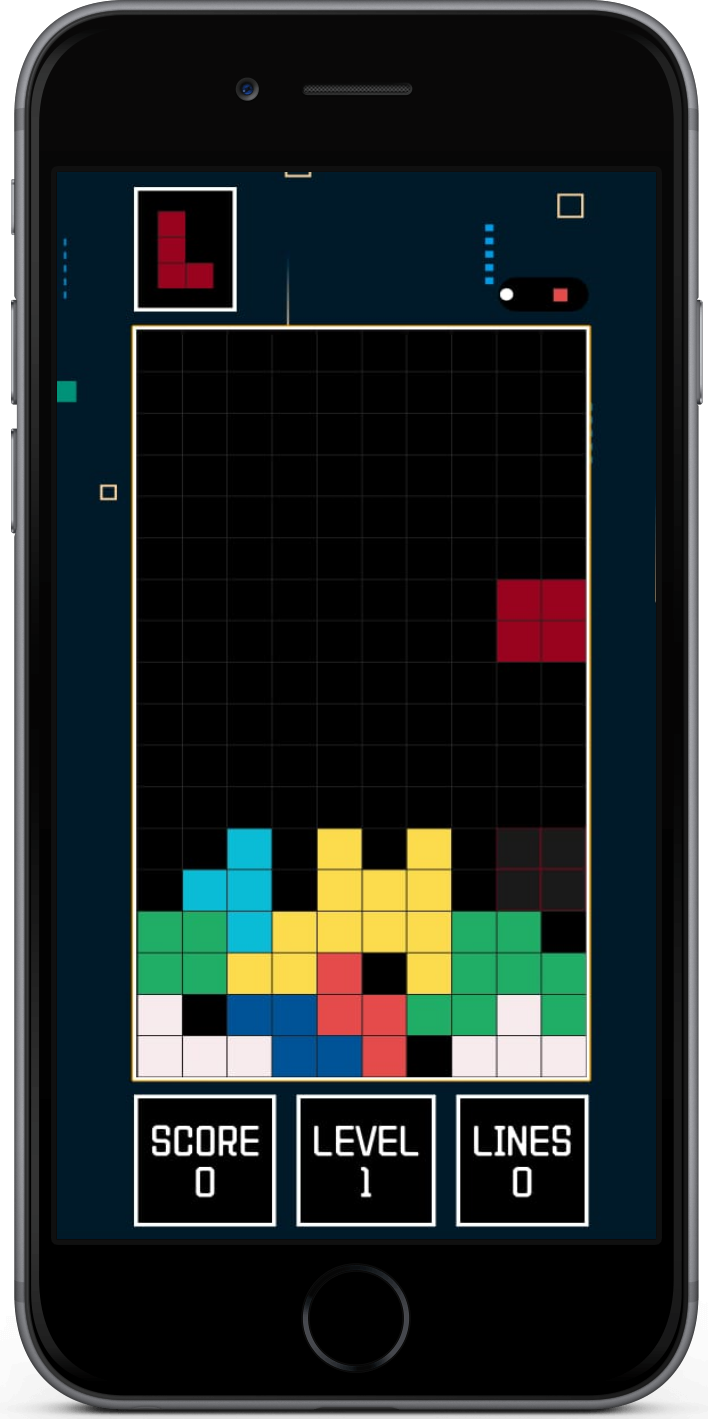 React tetris mobile 2