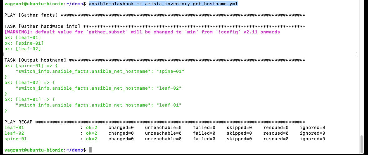 Ansible Hostnames