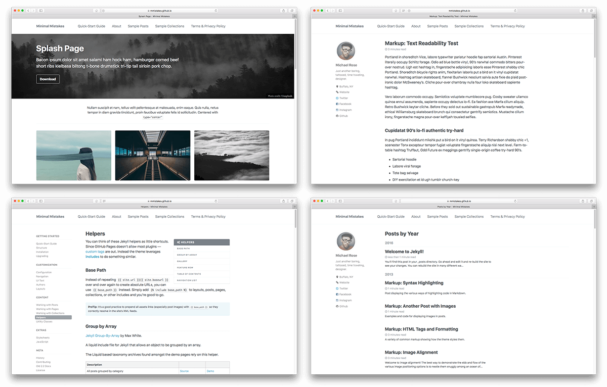 devo002.github.io 网站模板截图