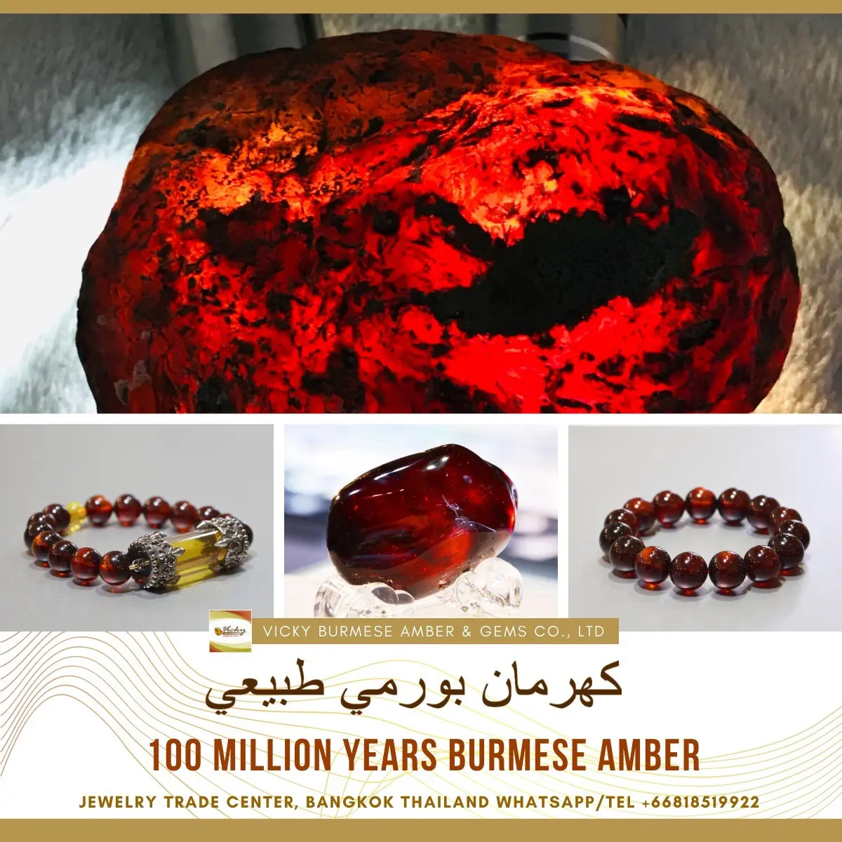 Burmese amber specimen 4