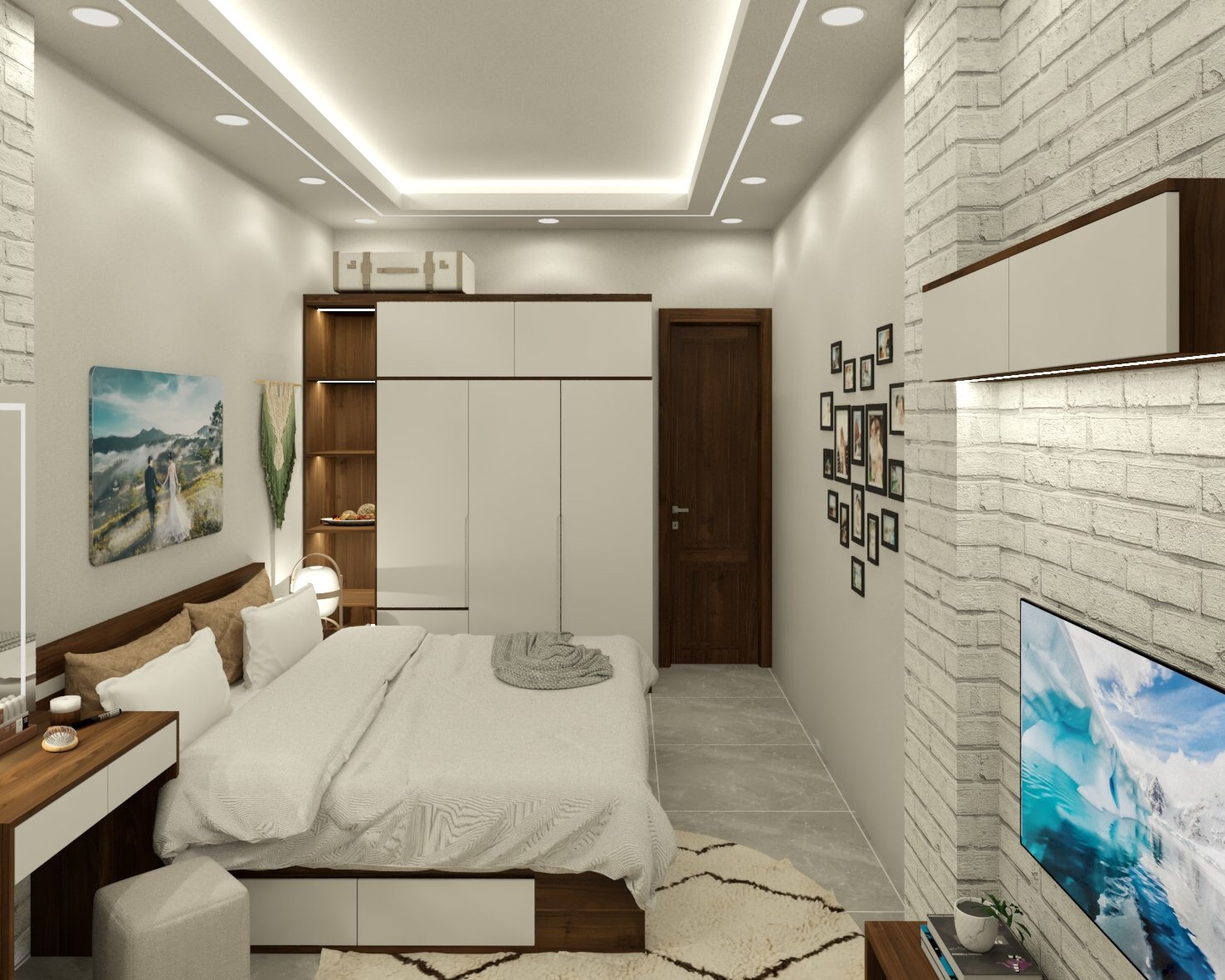 Set nội thất phòng ngủ tân cổ điển Antik