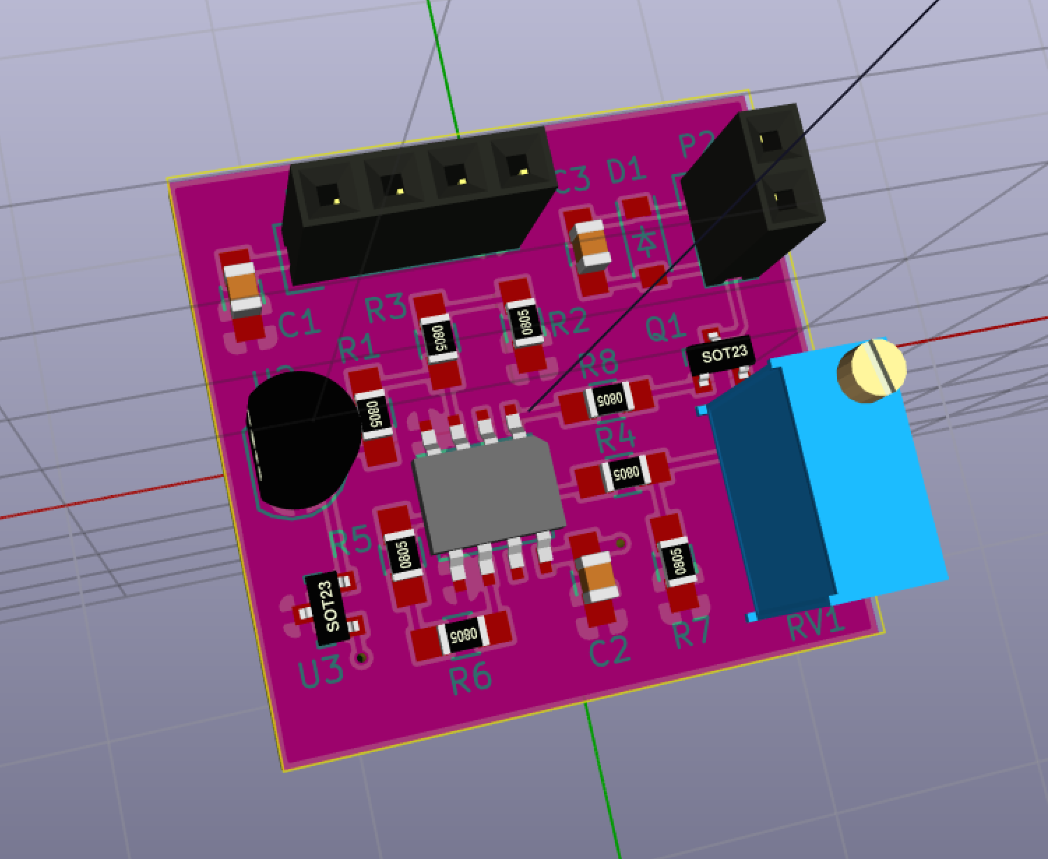 3D PCB Rendering