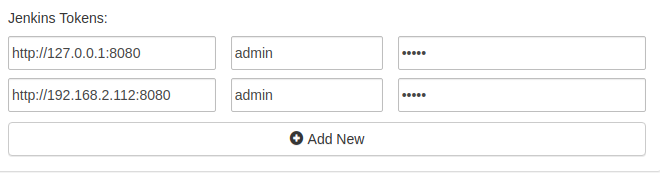 Jenkins Token Settings