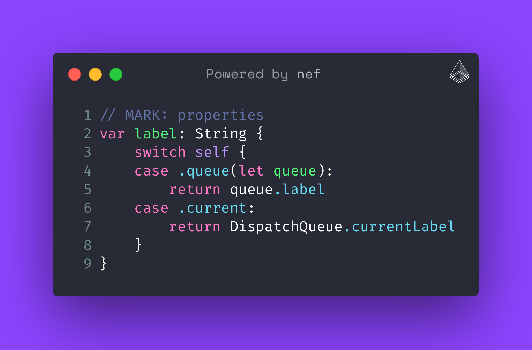 nef: action for exporting code selection to snippet