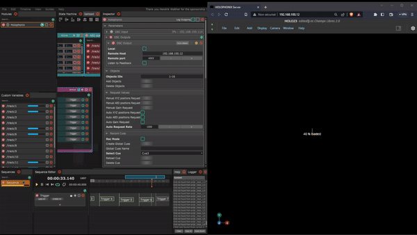 Démo Holophonix-chataigne-module