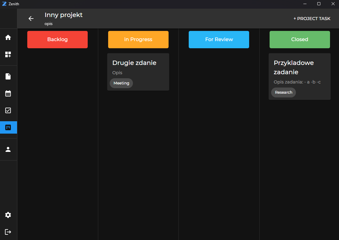 Project Tasks