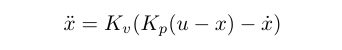 Cascaded controller equation