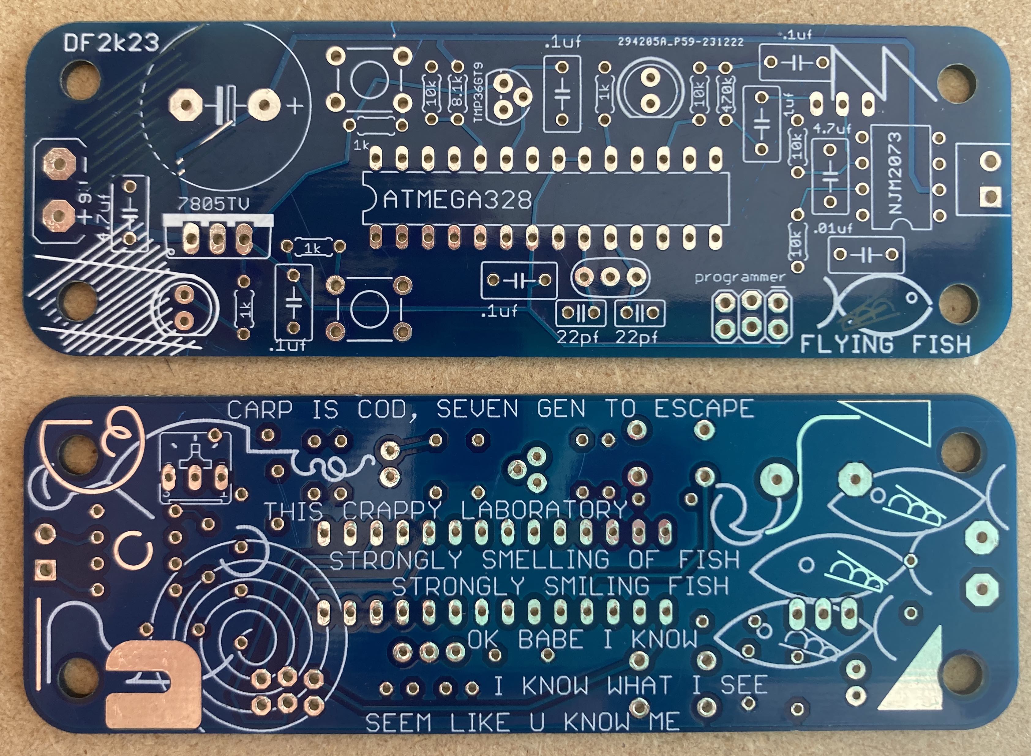 the picture of the pcb!