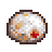 Powdered sugar jelly donut