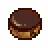 Chocolate filled donut
