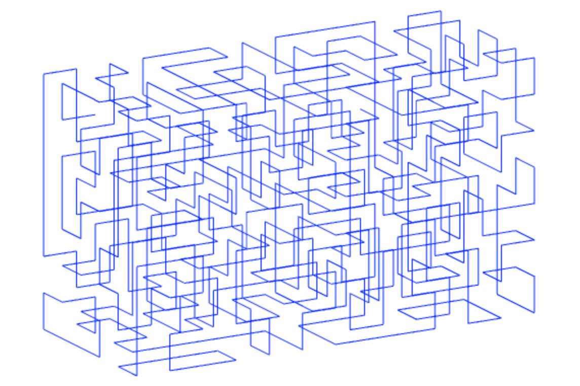 3D Hamiltonian path