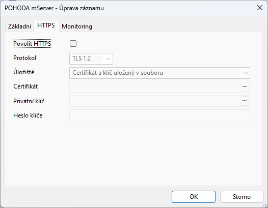 Nastavení HTTPS