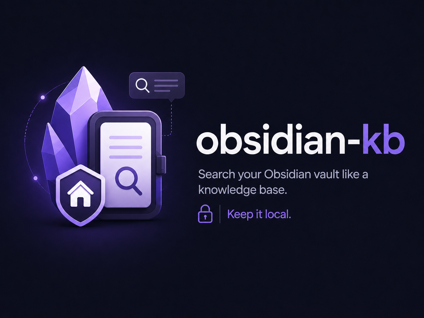 obsidian-kb logo