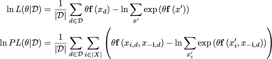 Likelihood equations