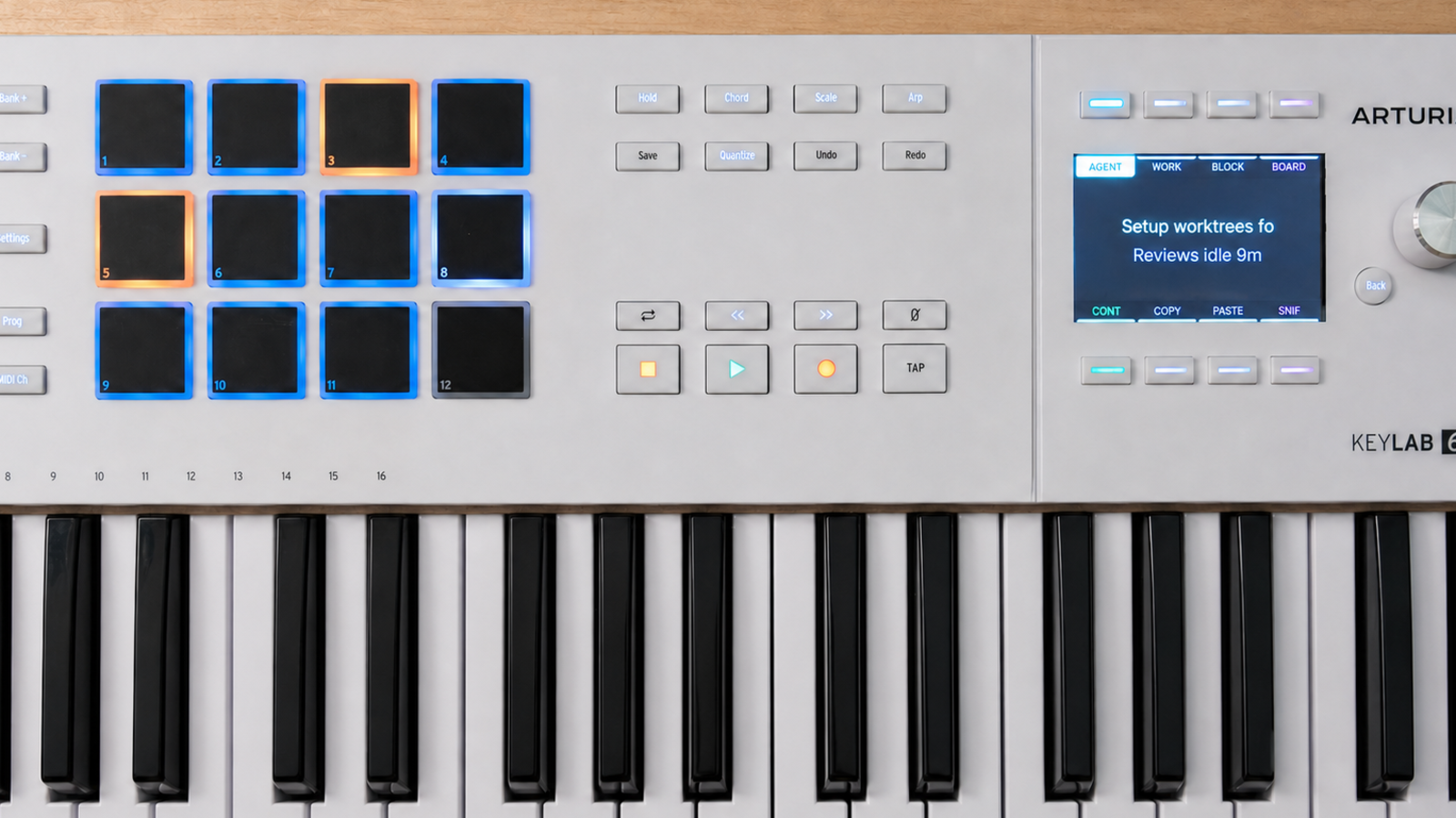 herdy running on an Arturia KeyLab 61 mk3