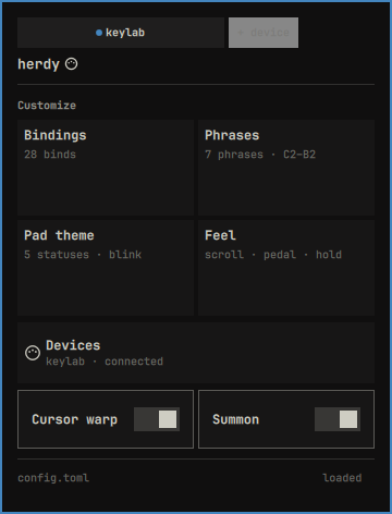herdy configuration hub
