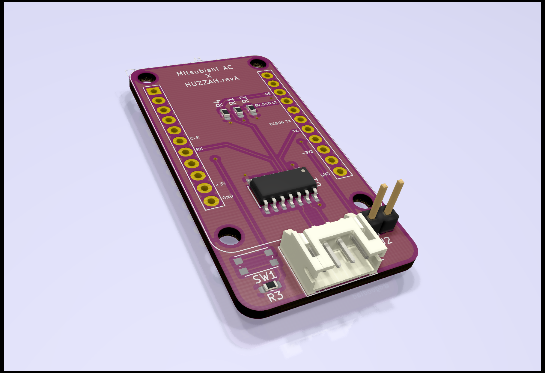 PCB 3D Render