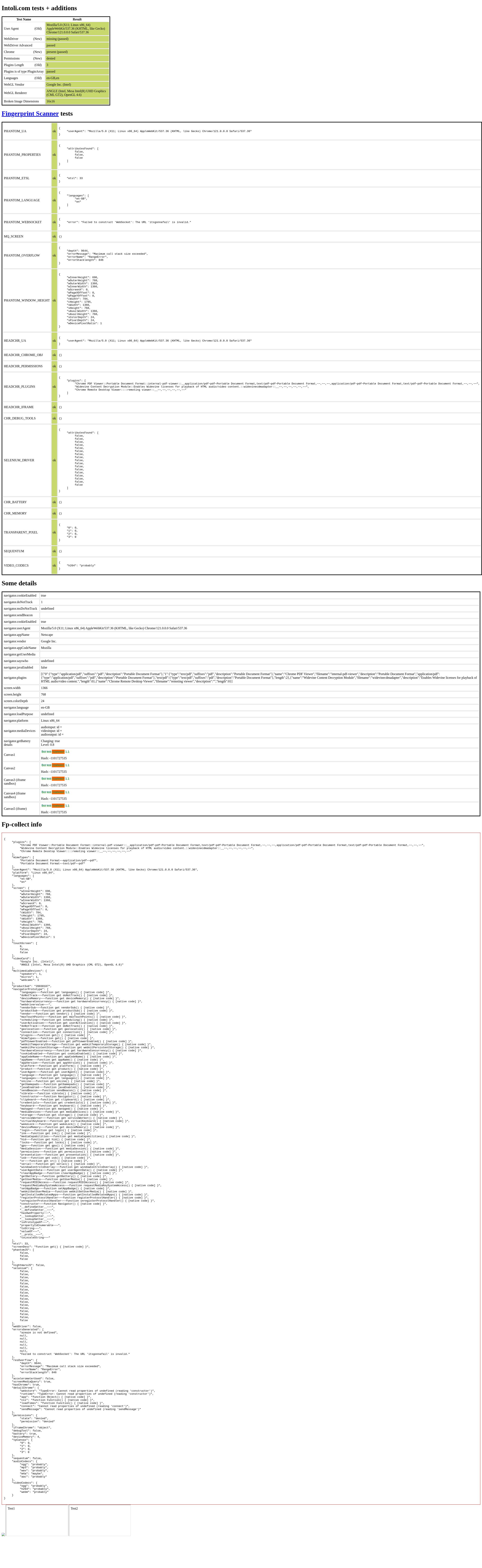 Last fingerprint status last fingerprint status