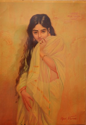 Raja Ravivarma - An Indian girl