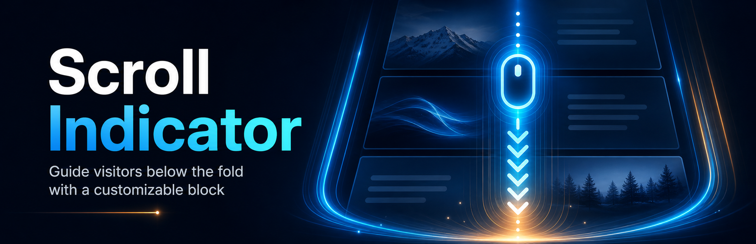 Scroll Indicator brand banner