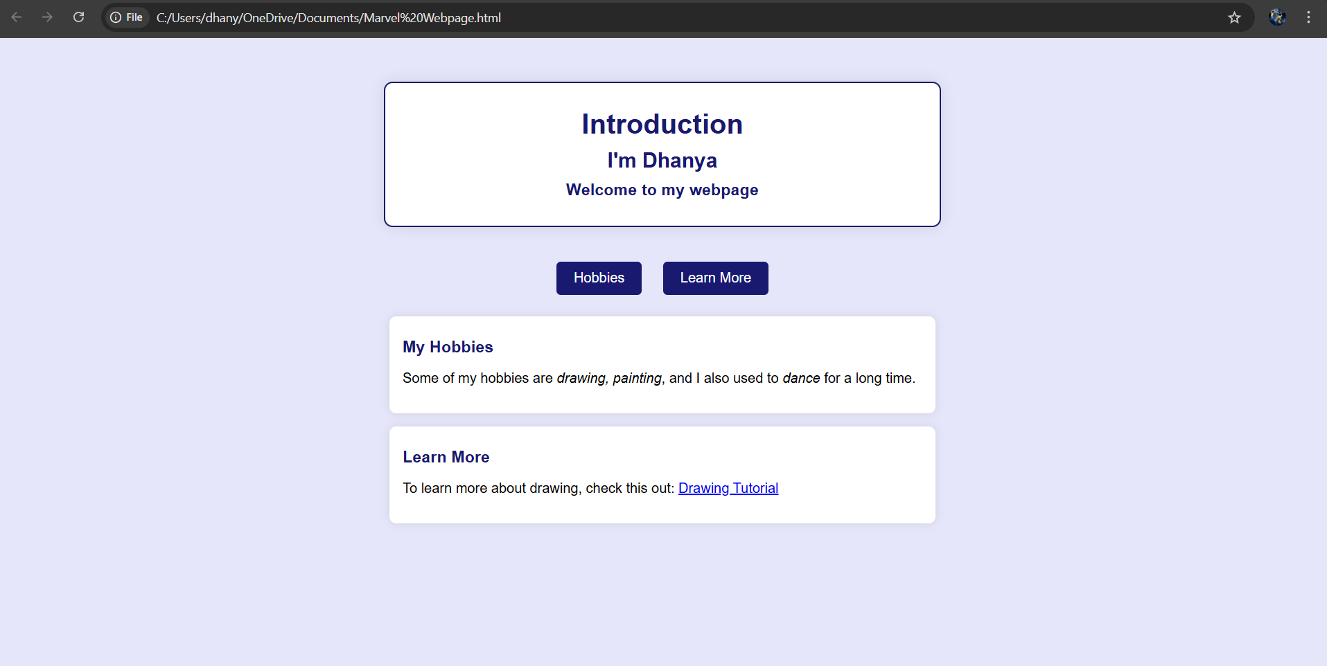 Webpage