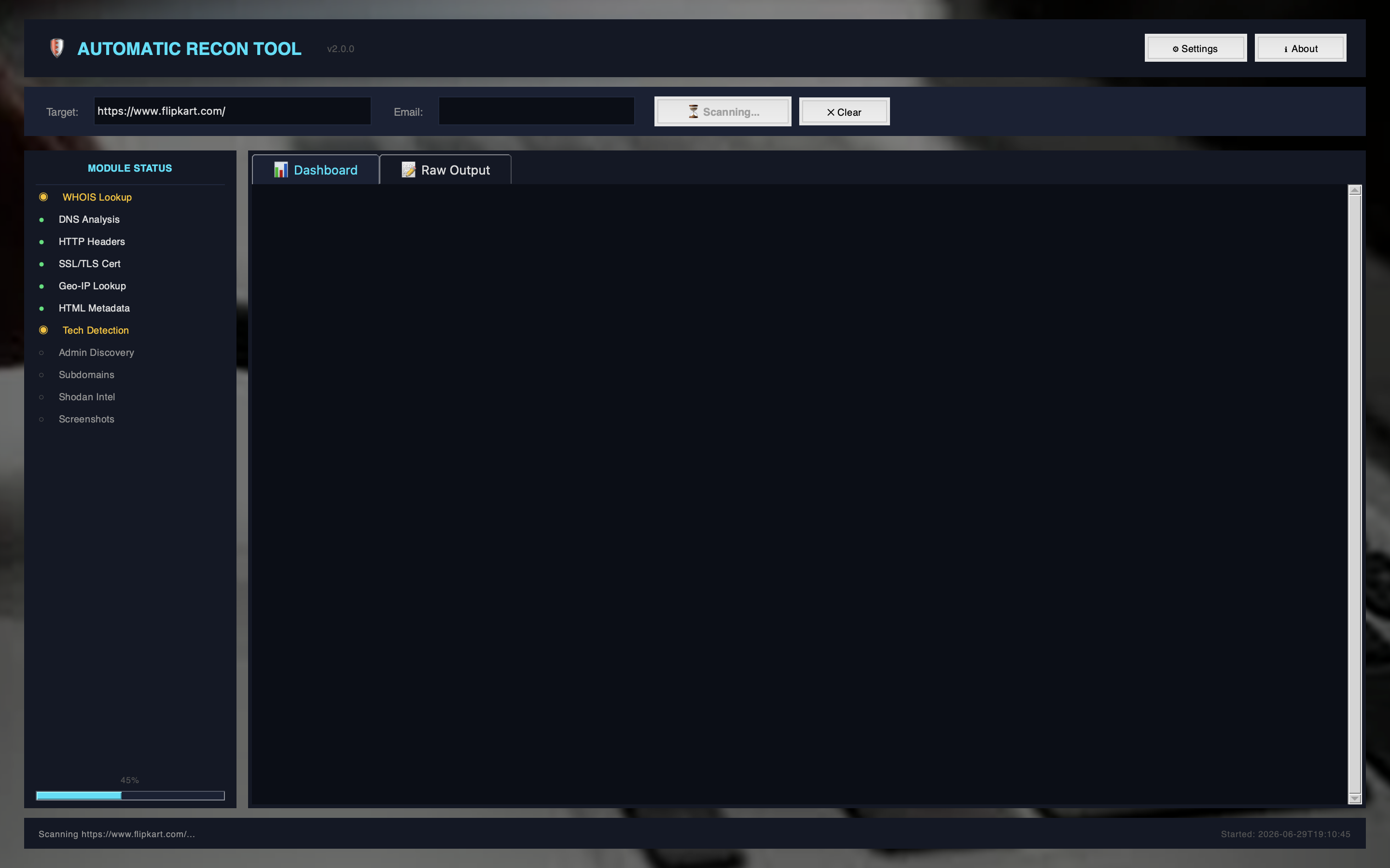 GUI Progress Window