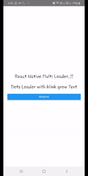 Dots Loader Blink Grow Text