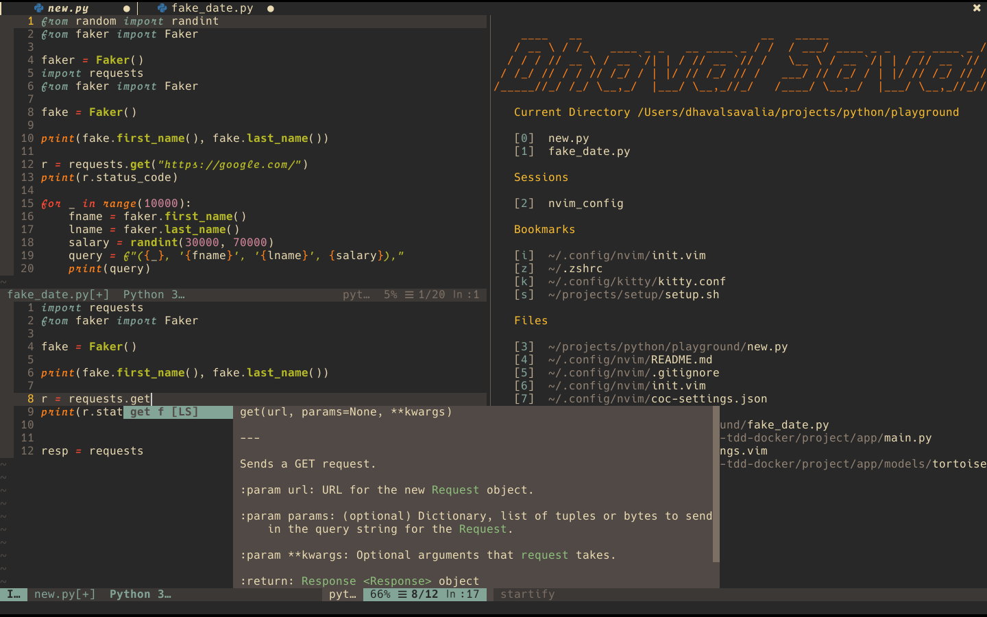 Neovim Python