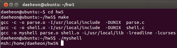 GitHub - dhcho/myshell