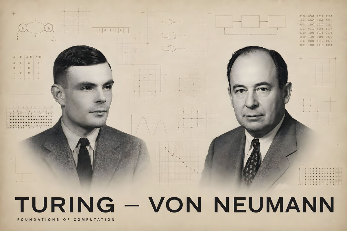 Alan Turing and John von Neumann