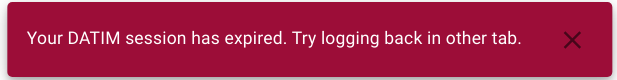 your session expired