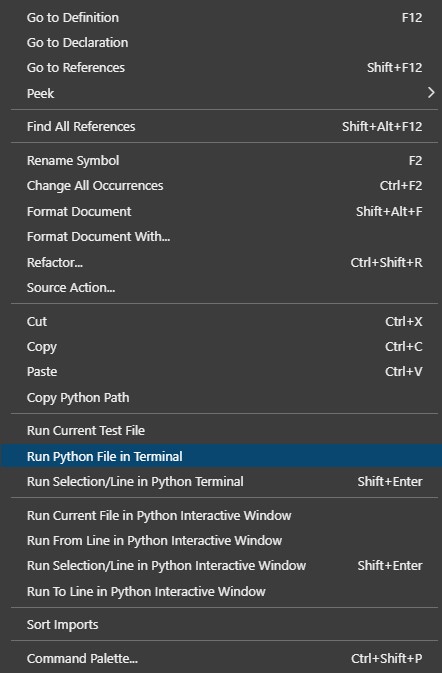 Terminal Dropdown