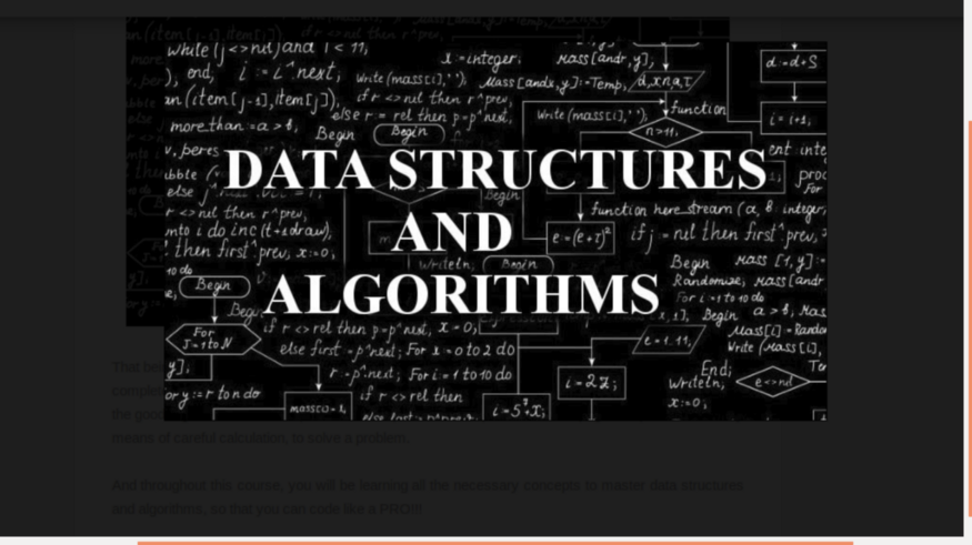 Data Structures and Algorithm