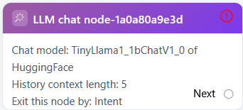 LLM chat node