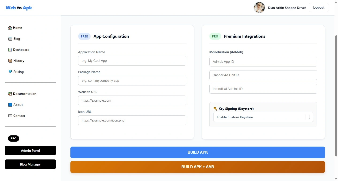 Cara Mudah Mengubah Website Menjadi Aplikasi Android