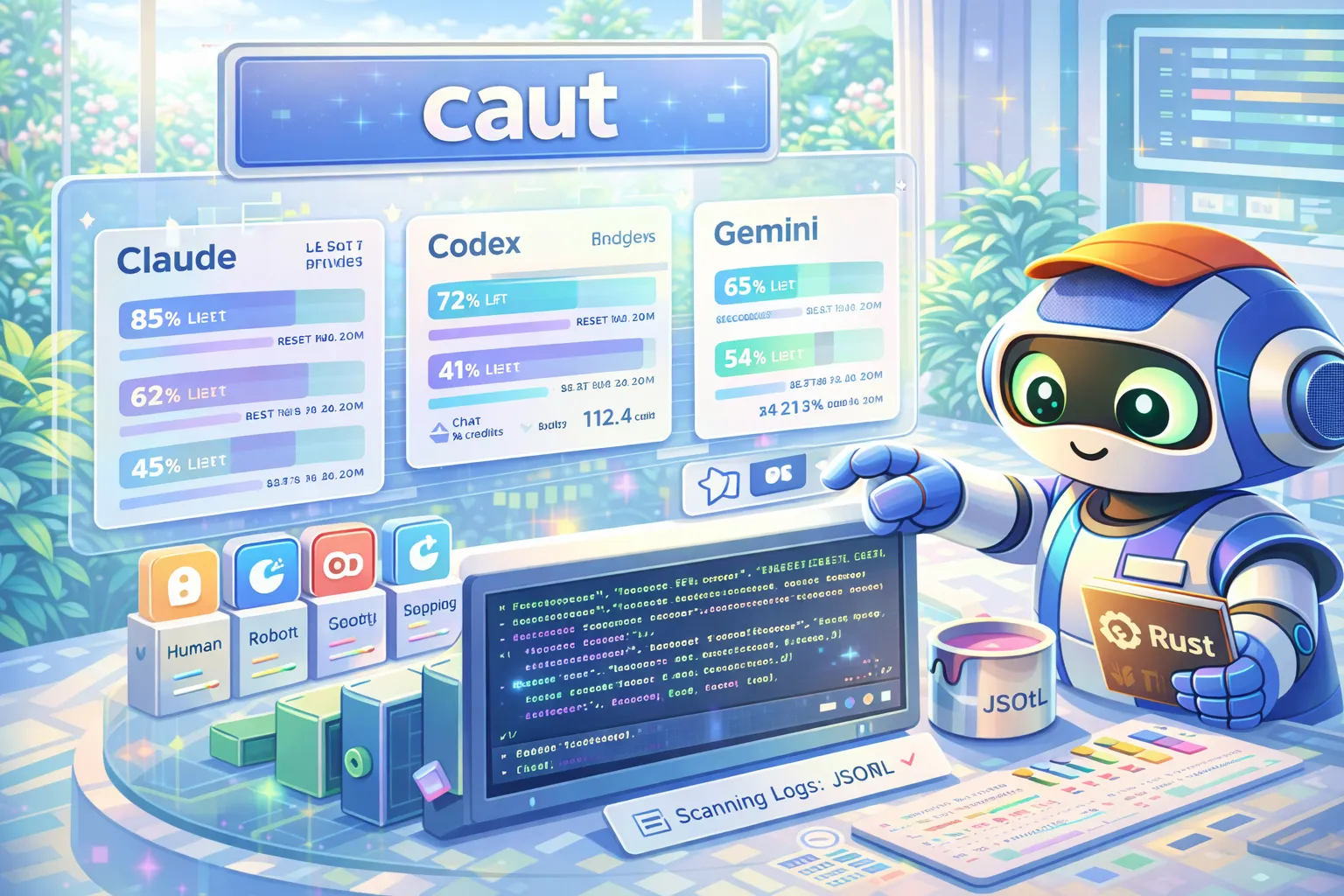 caut - Coding Agent Usage Tracker