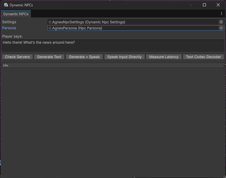 Test Console