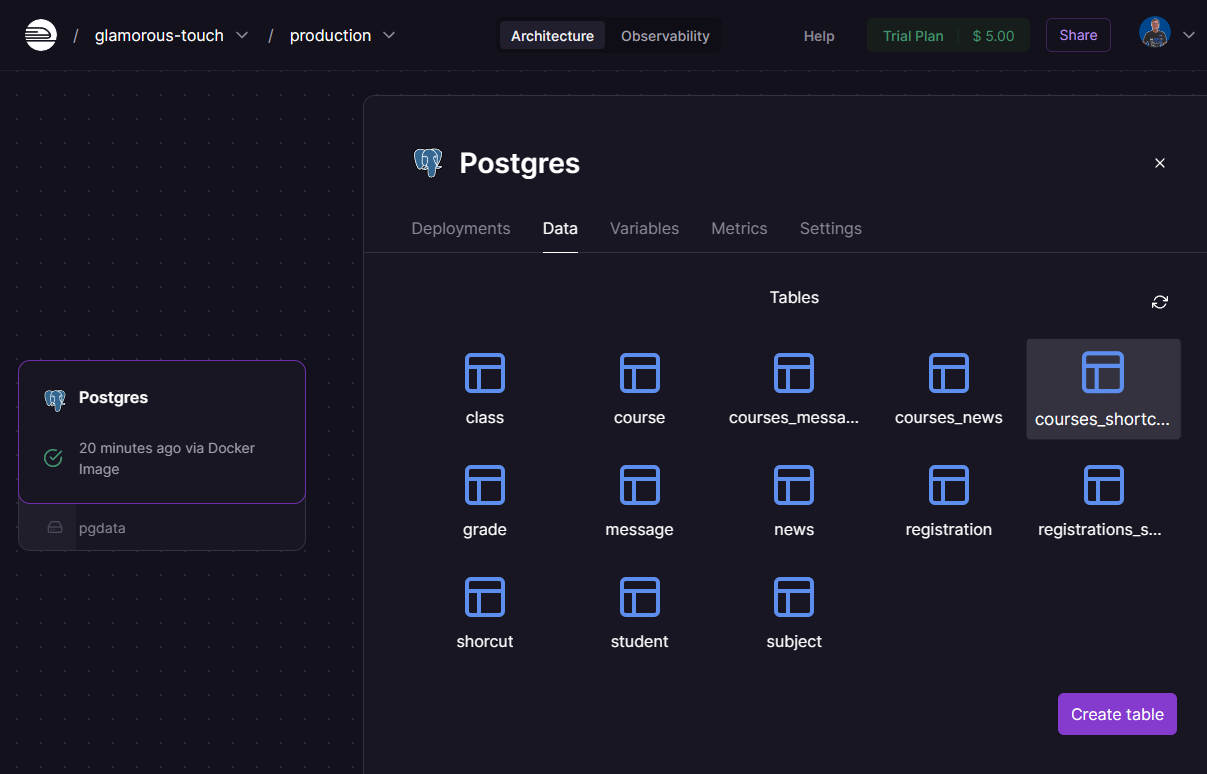 Railway Postgres