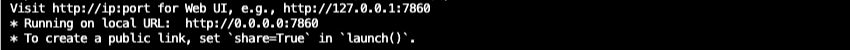 WebUI启动结果:LLaMA-Factory已监听0.0.0.0:7860