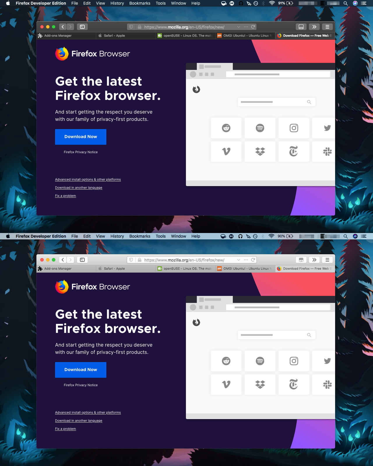 firefox theme like safari