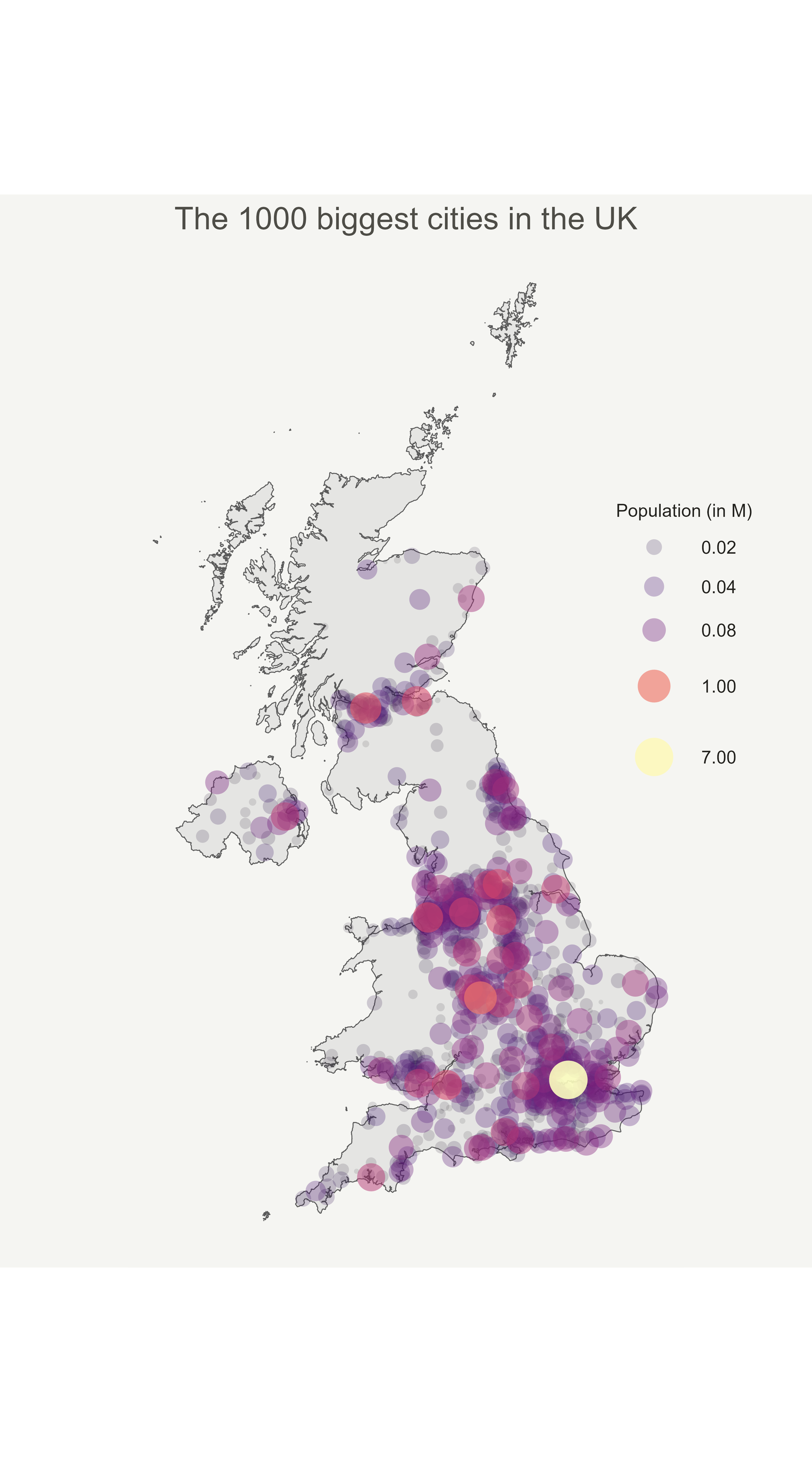 bubble map with R and ggplot2