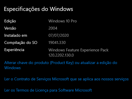 Windows 10 20.04