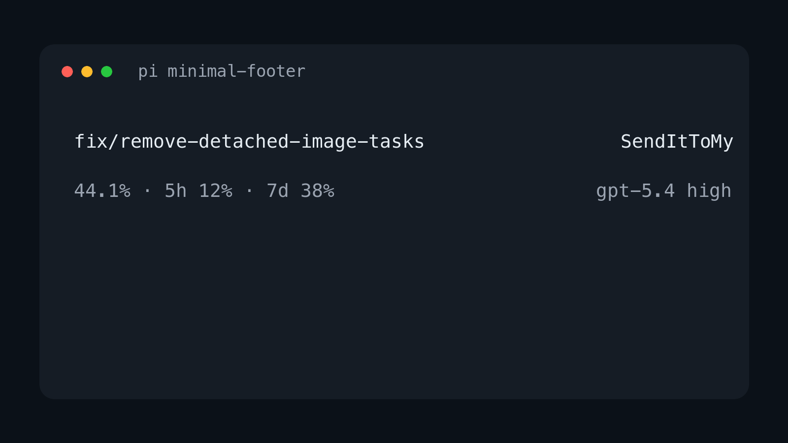 minimal-footer preview