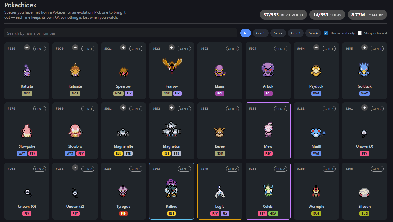 The Pokechidex