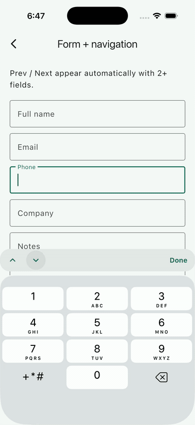 Prev / Next navigation