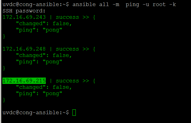 ansible-ping