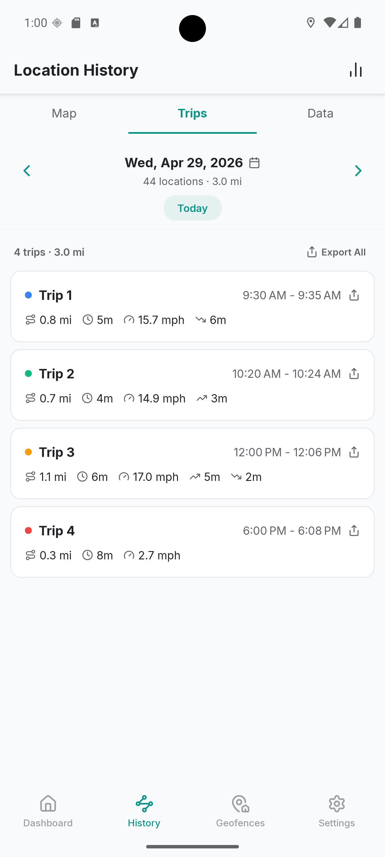 Screenshot 4 of Colota — opens full size