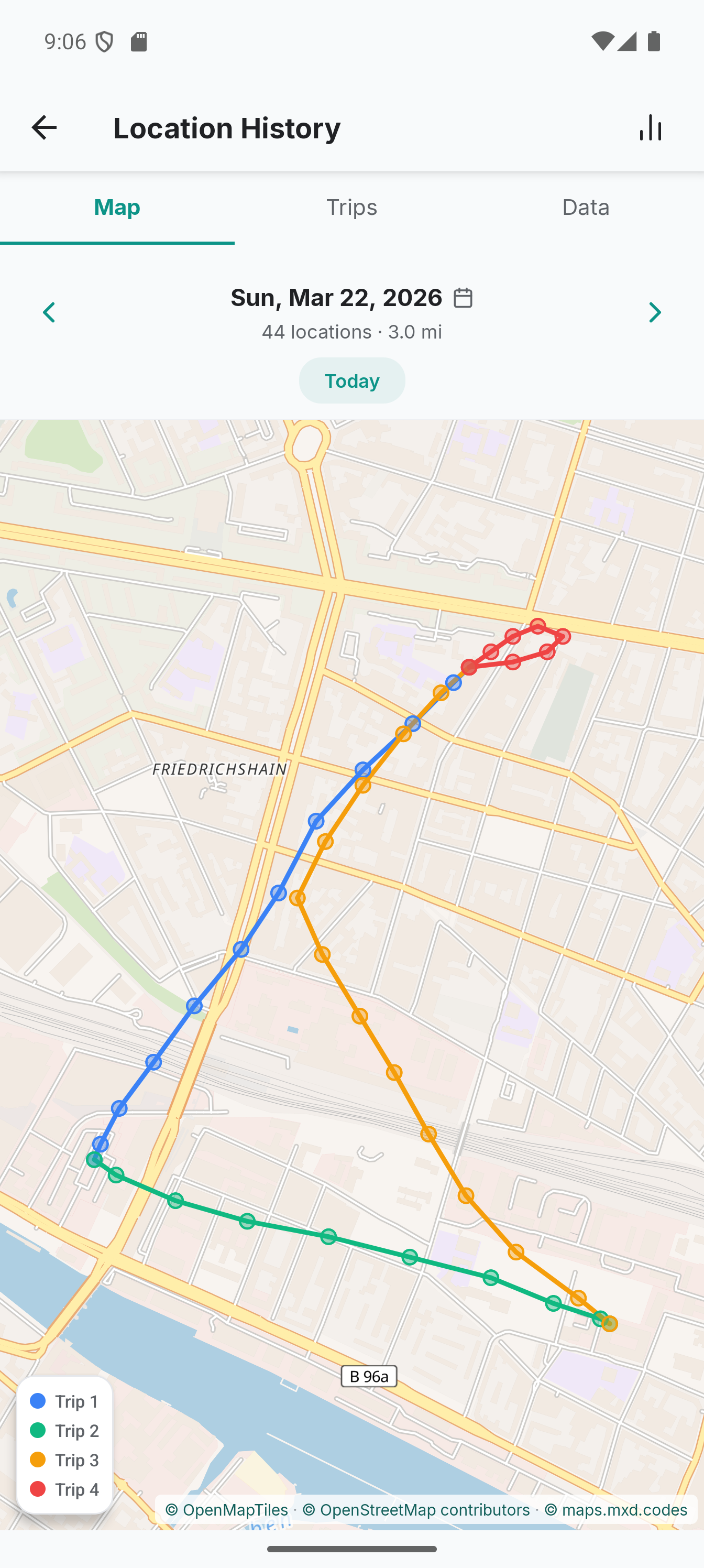 Location History (Map)