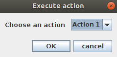 Dialog generated from ChooseActionOperation